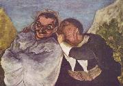 Honore Daumier Crispin und Scapin oil painting artist